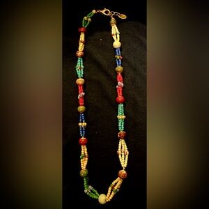 Zara Multicolor Beaded Necklace